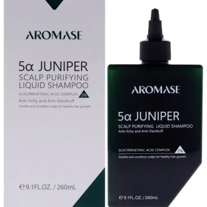 5a Juniper Scalp Purifying Liquid Shampoo by Aromase for Unisex - 9.1 oz Shampoo - Fresh Bloom Skin - Premium Skincare Solutions for Nourished, Hydrated, and Radiant Skin Every Day