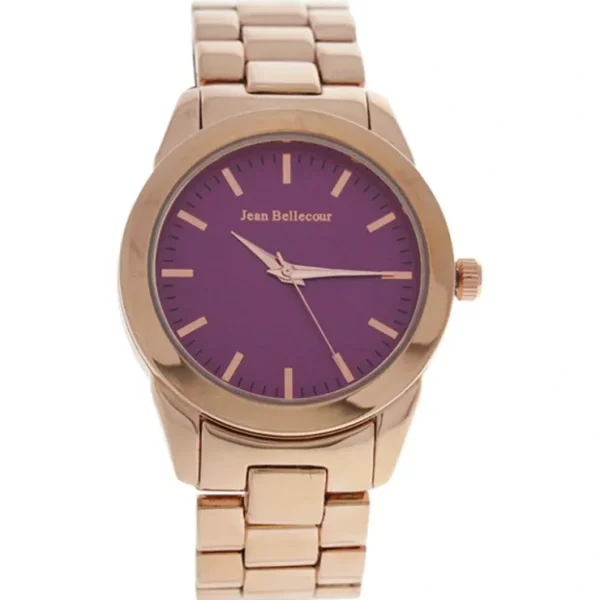 A0372-1 Rose Gold Stainless Steel Bracelet Watch by Jean Bellecour for Women - 1 Pc Watch - Fresh Bloom Skin - Premium Skincare Solutions for Nourished, Hydrated, and Radiant Skin Every Day
