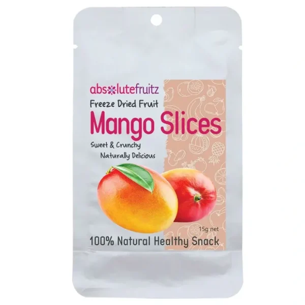 Absolute Fruitz Freeze Dried Mango Slices 15g - Fresh Bloom Skin - Premium Skincare Solutions for Nourished, Hydrated, and Radiant Skin Every Day