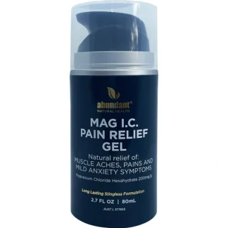 Abundant Natural Health MAG I.C.Magnesium Pain Relief Gel 80ml - Fresh Bloom Skin - Premium Skincare Solutions for Nourished, Hydrated, and Radiant Skin Every Day