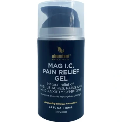 Abundant Natural Health MAG I.C.Magnesium Pain Relief Gel 80ml - Fresh Bloom Skin - Premium Skincare Solutions for Nourished, Hydrated, and Radiant Skin Every Day