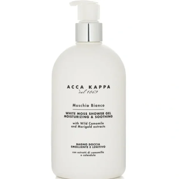 Acca Kappa White Moss Shower Gel 500ml/17oz - Fresh Bloom Skin - Premium Skincare Solutions for Nourished, Hydrated, and Radiant Skin Every Day