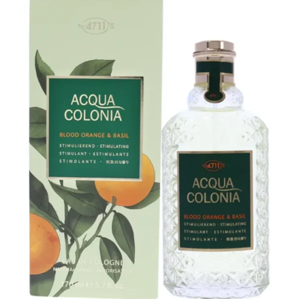4711 Acqua Colonia - Blood Orange and Basil by Muelhens for Women - 5.7 oz EDC Spray - Fresh Bloom Skin - Premium Skincare Solutions for Nourished, Hydrated, and Radiant Skin Every Day