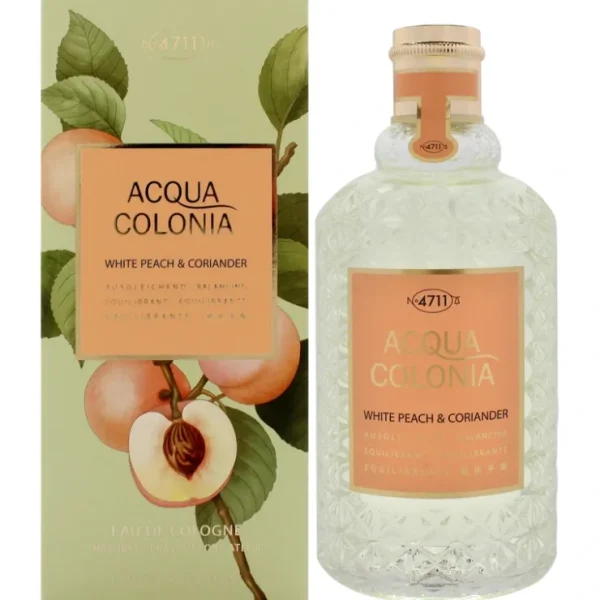 4711 Acqua Colonia - White Peach and Coriander by Muelhens for Unisex - 5.7 oz EDC Spray - Fresh Bloom Skin - Premium Skincare Solutions for Nourished, Hydrated, and Radiant Skin Every Day
