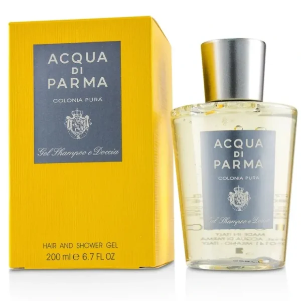Acqua Di Parma Colonia Pura Hair & Shower Gel 200ml/6.7oz - Fresh Bloom Skin - Premium Skincare Solutions for Nourished, Hydrated, and Radiant Skin Every Day