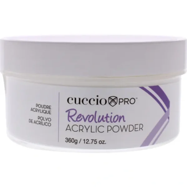 Acrylic Powder - White by Cuccio Pro for Women - 12.75 oz Acrylic Powder - Fresh Bloom Skin - Premium Skincare Solutions for Nourished, Hydrated, and Radiant Skin Every Day