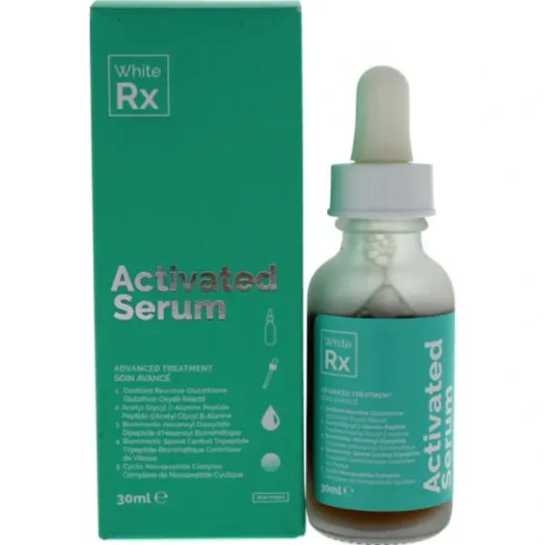Activated Serum by White RX for Unisex - 1 oz Serum - Fresh Bloom Skin - Premium Skincare Solutions for Nourished, Hydrated, and Radiant Skin Every Day