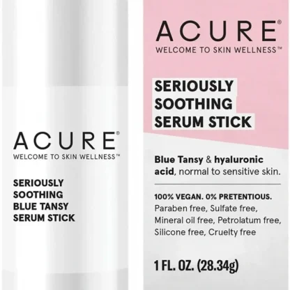 ACURE Seriously Soothing Blue Tansy Serum Stick 28.34g - Fresh Bloom Skin - Premium Skincare Solutions for Nourished, Hydrated, and Radiant Skin Every Day