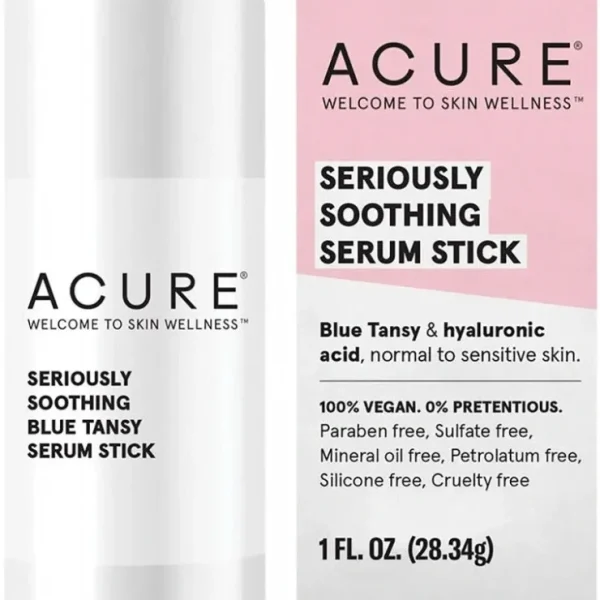 ACURE Seriously Soothing Blue Tansy Serum Stick 28.34g - Fresh Bloom Skin - Premium Skincare Solutions for Nourished, Hydrated, and Radiant Skin Every Day