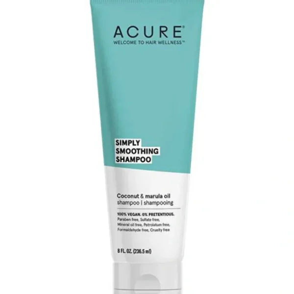 Acure Simply Smoothing Shampoo Coconut 236.5ml - Fresh Bloom Skin - Premium Skincare Solutions for Nourished, Hydrated, and Radiant Skin Every Day