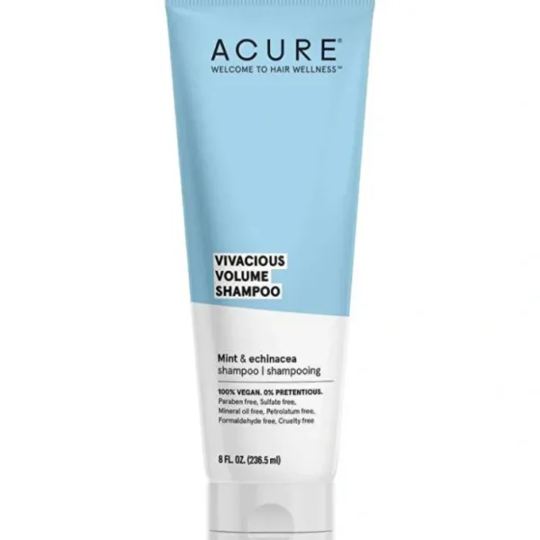 Acure Vivacious Volume Shampoo Mint 236.5ml - Fresh Bloom Skin - Premium Skincare Solutions for Nourished, Hydrated, and Radiant Skin Every Day