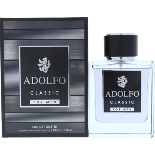 Adolfo Couture Adolfo Classic by Adolfo Couture for Men - 3.4 oz EDT Spray - Fresh Bloom Skin - Premium Skincare Solutions for Nourished, Hydrated, and Radiant Skin Every Day