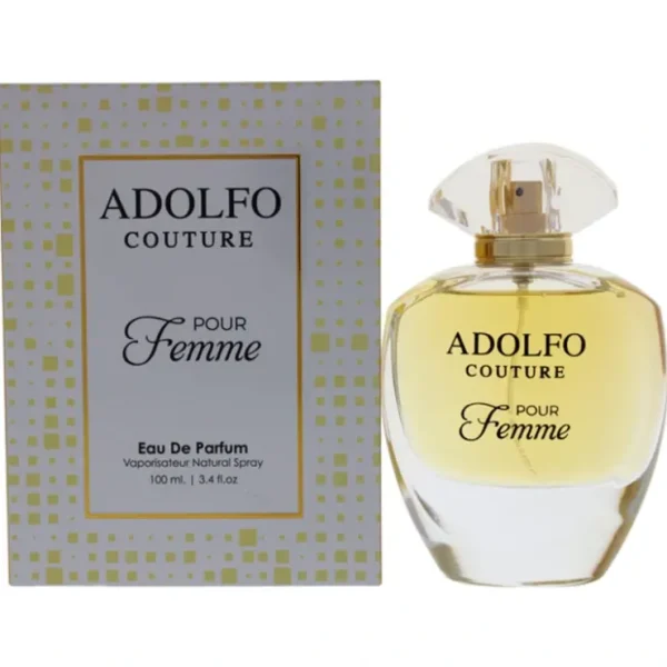 Adolfo Couture Adolfo Couture Pour Femme by Adolfo Couture for Women - 3.4 oz EDP Spray - Fresh Bloom Skin - Premium Skincare Solutions for Nourished, Hydrated, and Radiant Skin Every Day