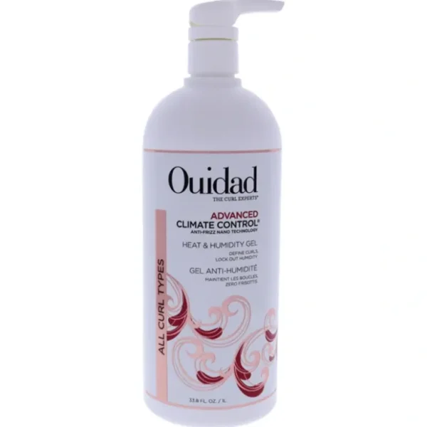 Advanced Climate Control Heat and Humidity Gel - Anti Frizz by Ouidad for Unisex - 33.8 oz Gel - Fresh Bloom Skin - Premium Skincare Solutions for Nourished, Hydrated, and Radiant Skin Every Day