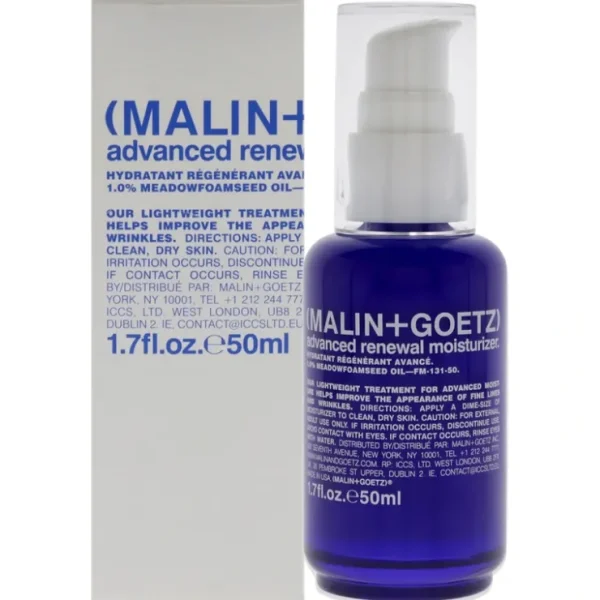 Advanced Renewal Moisturizer by Malin + Goetz for Unisex - 1.7 oz Moisturizer - Fresh Bloom Skin - Premium Skincare Solutions for Nourished, Hydrated, and Radiant Skin Every Day