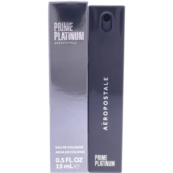Aeropostale Prime Platinum by Aeropostale for Men - 0.5 oz EDC Spray (Mini) - Fresh Bloom Skin - Premium Skincare Solutions for Nourished, Hydrated, and Radiant Skin Every Day