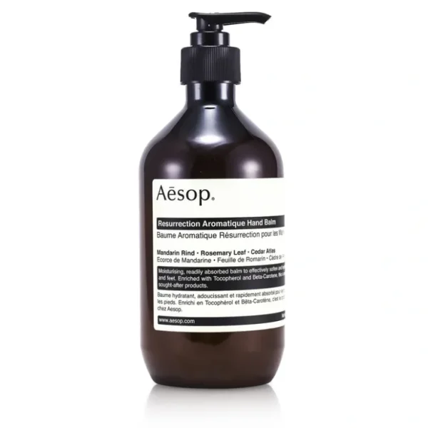 Aesop Resurrection Aromatique Hand Balm 500ml/16.67oz - Fresh Bloom Skin - Premium Skincare Solutions for Nourished, Hydrated, and Radiant Skin Every Day