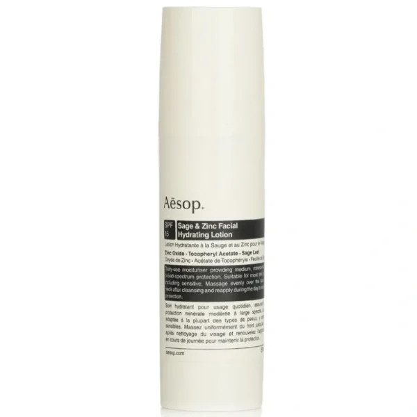 Aesop Sage & Zinc Facial Hydrating Lotion SPF15 50ml - Fresh Bloom Skin - Premium Skincare Solutions for Nourished, Hydrated, and Radiant Skin Every Day