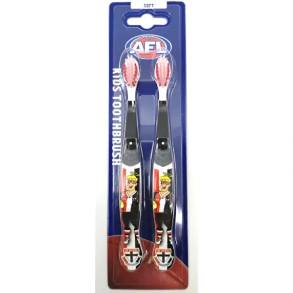 Afl Mascot Kids Toothbrush - Fremantle 2 Pack - Fresh Bloom Skin - Premium Skincare Solutions for Nourished, Hydrated, and Radiant Skin Every Day