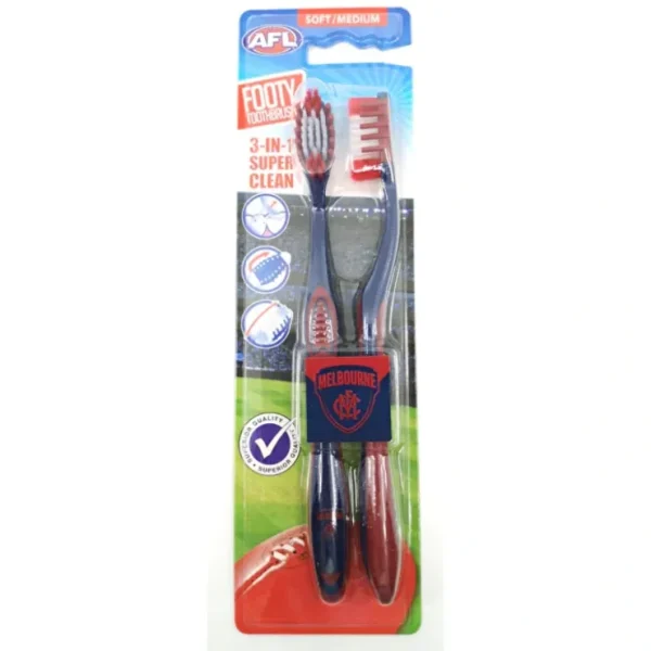 Afl Toothbrush Melbourne 2 Pack - Fresh Bloom Skin - Premium Skincare Solutions for Nourished, Hydrated, and Radiant Skin Every Day