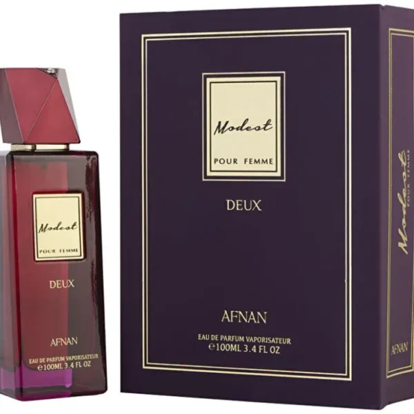 Afnan Perfumes Afnan Modest Deux Eau De Parfum Spray 100ml/3.4oz - Fresh Bloom Skin - Premium Skincare Solutions for Nourished, Hydrated, and Radiant Skin Every Day