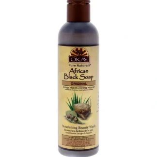 African Black Liquid Soap by Okay for Unisex - 8 oz Soap - Fresh Bloom Skin - Premium Skincare Solutions for Nourished, Hydrated, and Radiant Skin Every Day