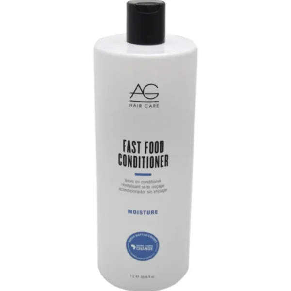 AG Hair Cosmetics Fast Food Leave On Conditioner by AG Hair Cosmetics for Unisex - 33.8 oz Conditioner - Fresh Bloom Skin - Premium Skincare Solutions for Nourished, Hydrated, and Radiant Skin Every Day