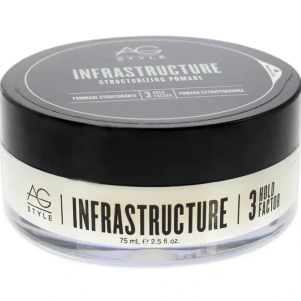 AG Hair Cosmetics Infrastructure Structurizing Pomade by AG Hair Cosmetics for Unisex - 2.5 oz Pomade - Fresh Bloom Skin - Premium Skincare Solutions for Nourished, Hydrated, and Radiant Skin Every Day
