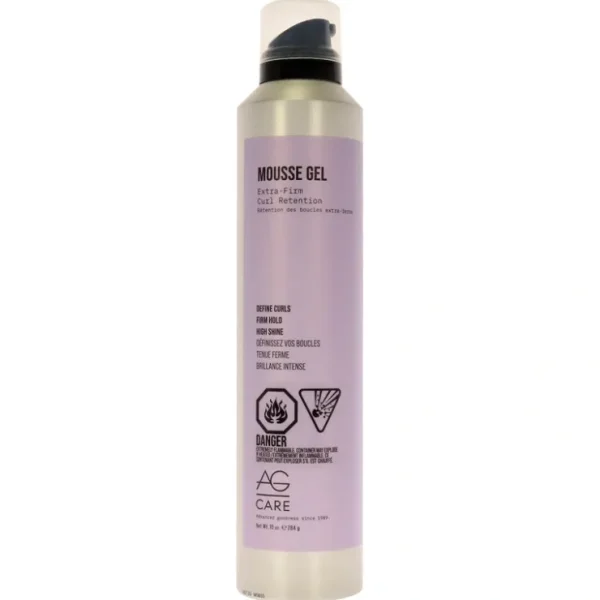AG Hair Cosmetics Mousse Gel Extra-Firm by AG Hair Cosmetics for Unisex - 10 oz Mousse - Fresh Bloom Skin - Premium Skincare Solutions for Nourished, Hydrated, and Radiant Skin Every Day