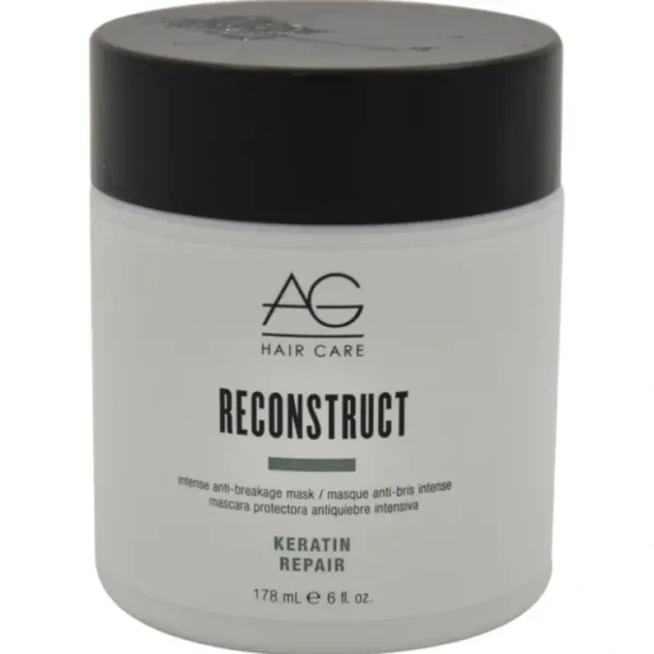 AG Hair Cosmetics Reconstruct Intense Anti-Breakage Mask by AG Hair Cosmetics for Unisex - 6 oz Mask - Fresh Bloom Skin - Premium Skincare Solutions for Nourished, Hydrated, and Radiant Skin Every Day