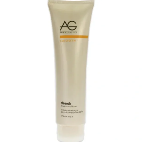 AG Hair Cosmetics Sleek Argan Conditioner by AG Hair Cosmetics for Unisex - 6 oz Conditioner - Fresh Bloom Skin - Premium Skincare Solutions for Nourished, Hydrated, and Radiant Skin Every Day