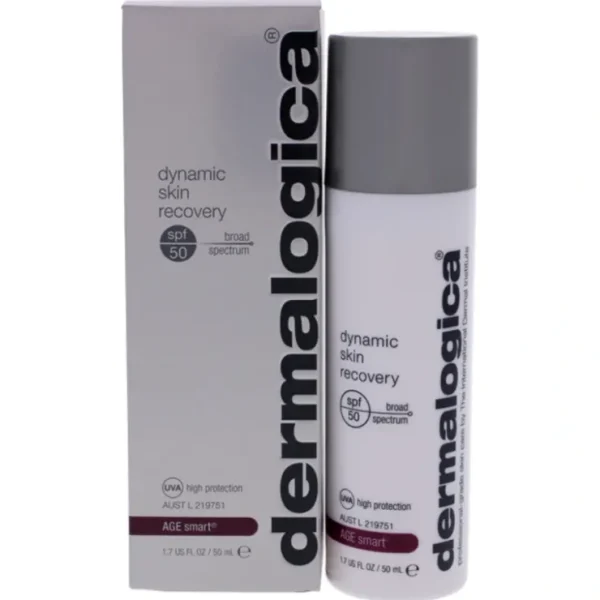 Age Smart Dynamic Skin Recovery SPF 50 by Dermalogica for Unisex - 1.7 oz Treatment - Fresh Bloom Skin - Premium Skincare Solutions for Nourished, Hydrated, and Radiant Skin Every Day