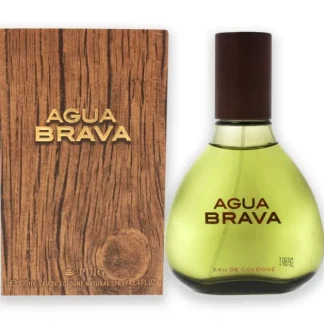 Agua Brava by Antonio Puig for Men - 3.4 oz EDC Spray - Fresh Bloom Skin - Premium Skincare Solutions for Nourished, Hydrated, and Radiant Skin Every Day