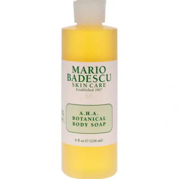AHA Botanical Body Soap by Mario Badescu for Unisex - 8 oz Soap - Fresh Bloom Skin - Premium Skincare Solutions for Nourished, Hydrated, and Radiant Skin Every Day