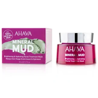 Ahava Mineral Mud Brightening & Hydrating Facial Treatment Mask 50ml/1.7oz - Fresh Bloom Skin - Premium Skincare Solutions for Nourished, Hydrated, and Radiant Skin Every Day