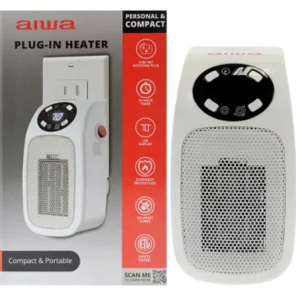 Aiwa Home Plug-In Heater - White by Aiwa for Unisex - 1 Pc Heater - Fresh Bloom Skin - Premium Skincare Solutions for Nourished, Hydrated, and Radiant Skin Every Day
