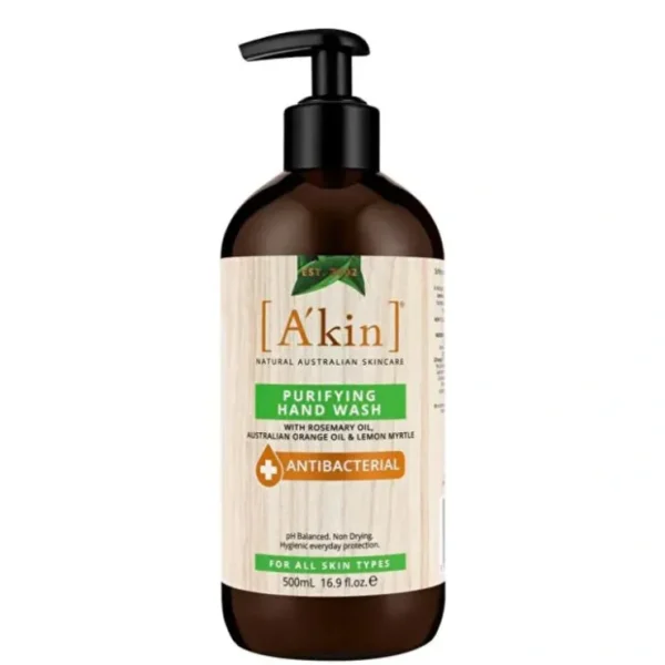A-KIN Akin 500ml Purifying Hand Wash Antibacterial 3 pieces - Fresh Bloom Skin - Premium Skincare Solutions for Nourished, Hydrated, and Radiant Skin Every Day