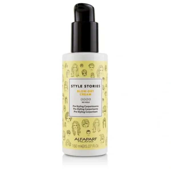 AlfaParf Style Stories Blow Dry Cream (No Hold) 150ml/5.07oz - Fresh Bloom Skin - Premium Skincare Solutions for Nourished, Hydrated, and Radiant Skin Every Day