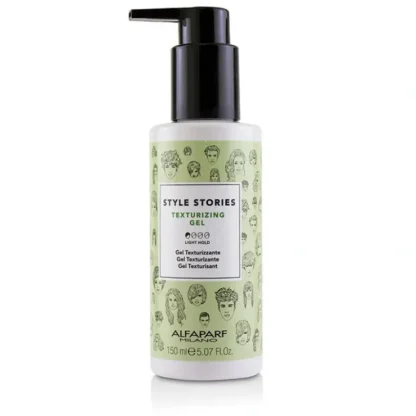 AlfaParf Style Stories Texturizing Gel (Light Hold) 150ml/5.07oz - Fresh Bloom Skin - Premium Skincare Solutions for Nourished, Hydrated, and Radiant Skin Every Day