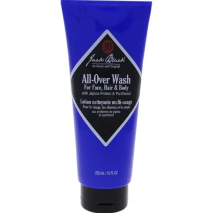 All-Over Wash for Face Hair and Body by Jack Black for Men - 10 oz Body Wash - Fresh Bloom Skin - Premium Skincare Solutions for Nourished, Hydrated, and Radiant Skin Every Day