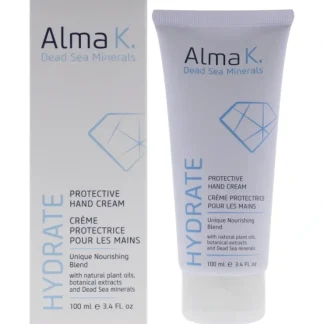 Alma K Protective Hand Cream by Alma K for Women - 3.4 oz Cream - Fresh Bloom Skin - Premium Skincare Solutions for Nourished, Hydrated, and Radiant Skin Every Day