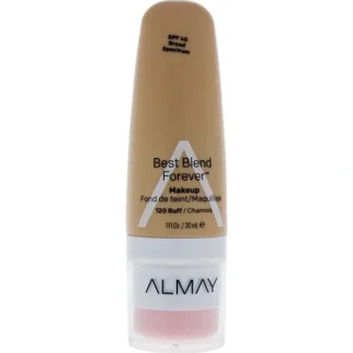 Almay Best Blend Forever Makeup SPF 40 - 120 Buff by Almay for Women - 1 oz Foundation - Fresh Bloom Skin - Premium Skincare Solutions for Nourished, Hydrated, and Radiant Skin Every Day