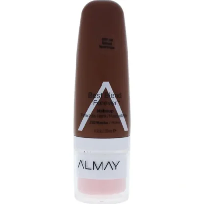 Almay Best Blend Forever Makeup SPF 40 - 210 Mocha by Almay for Women - 1 oz Foundation - Fresh Bloom Skin - Premium Skincare Solutions for Nourished, Hydrated, and Radiant Skin Every Day