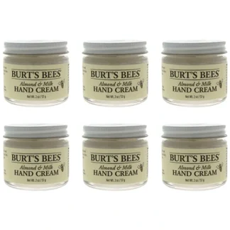 Almond and Milk Hand Cream by Burts Bees for Unisex - 2 oz Cream - Pack of 6 - Fresh Bloom Skin - Premium Skincare Solutions for Nourished, Hydrated, and Radiant Skin Every Day
