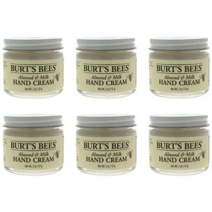 Almond and Milk Hand Cream by Burts Bees for Unisex - 2 oz Cream - Pack of 6 - Fresh Bloom Skin - Premium Skincare Solutions for Nourished, Hydrated, and Radiant Skin Every Day