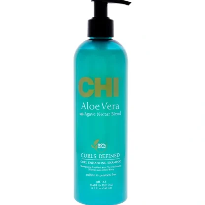 Aloe Vera Curl Enhancing Shampoo by CHI for Unisex - 11.5 oz Shampoo - Fresh Bloom Skin - Premium Skincare Solutions for Nourished, Hydrated, and Radiant Skin Every Day