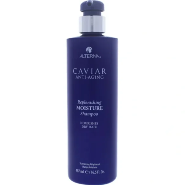 Alterna Caviar Anti-Aging Replenishing Moisture Shampoo by Alterna for Unisex - 16.5 oz Shampoo - Fresh Bloom Skin - Premium Skincare Solutions for Nourished, Hydrated, and Radiant Skin Every Day