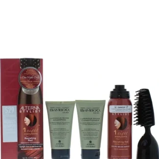 Alterna One Night Only Red Set Ravishing Red Highlights & Bamboo Shine Cconditioner 90ml 40ml - Fresh Bloom Skin - Premium Skincare Solutions for Nourished, Hydrated, and Radiant Skin Every Day