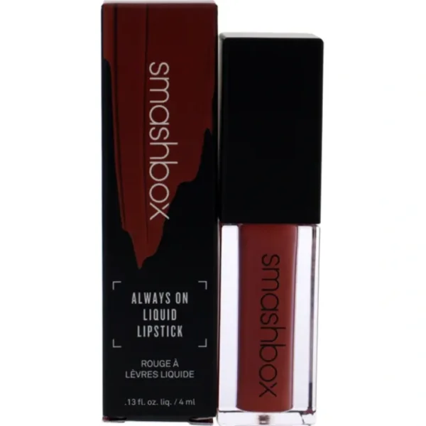 Always On Liquid Lipstick - Drivers Seat by SmashBox for Women - 0.13 oz Lipstick - Fresh Bloom Skin - Premium Skincare Solutions for Nourished, Hydrated, and Radiant Skin Every Day