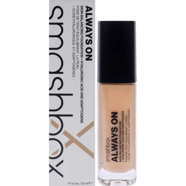 Always On Skin Balancing - L20-N by SmashBox for Women - 1 oz Foundation - Fresh Bloom Skin - Premium Skincare Solutions for Nourished, Hydrated, and Radiant Skin Every Day